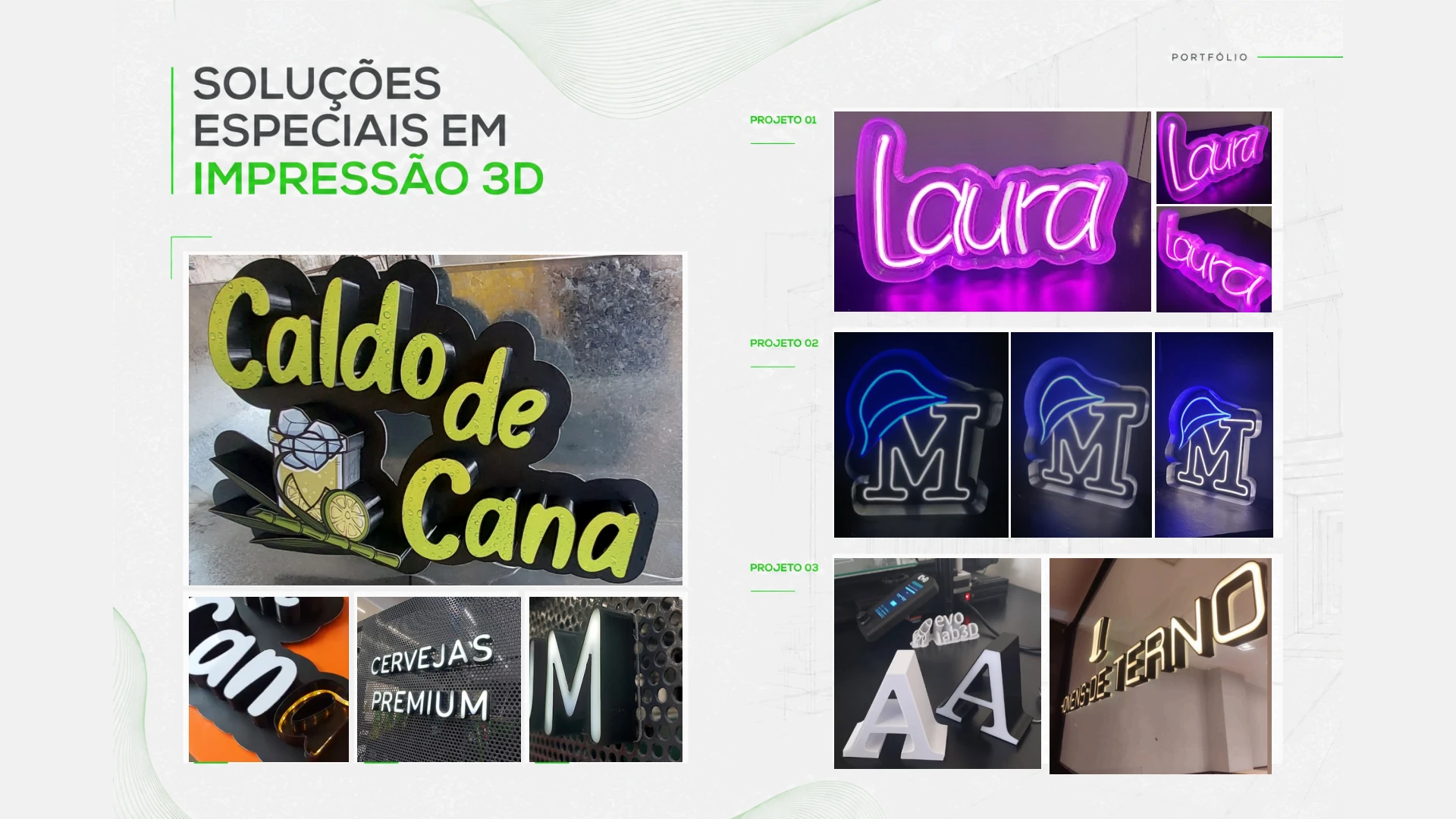 Soluções especiais em impressão 3D
