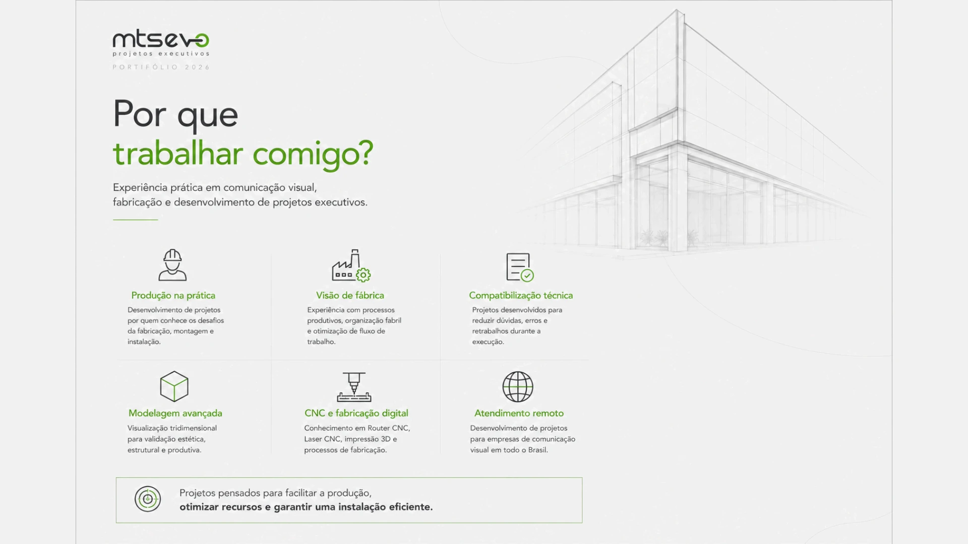 Por que trabalhar com a MTSEVO