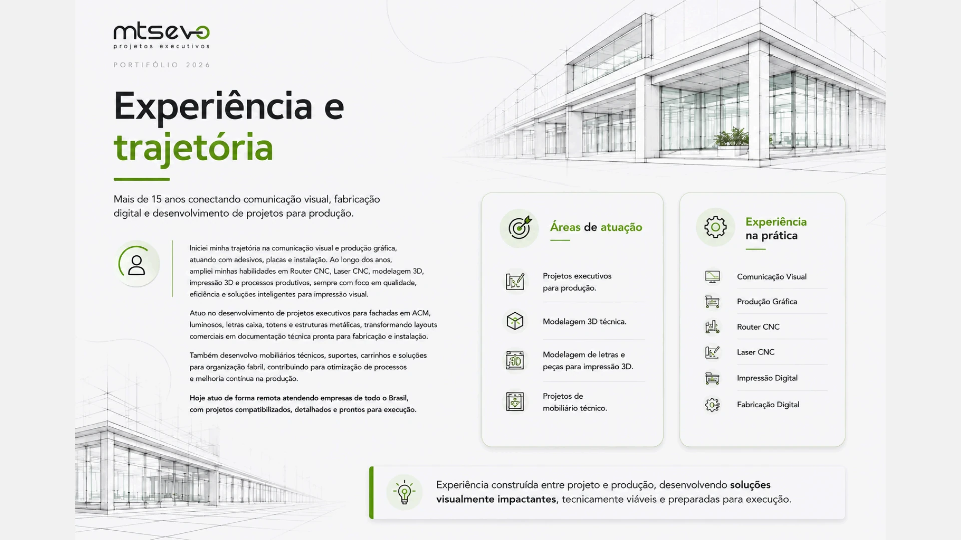 Experiência e trajetória
